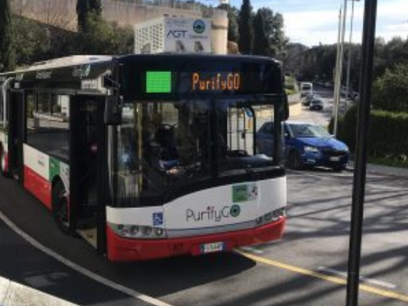 Progetto Purifygo, gli autobus che purificano l’aria
